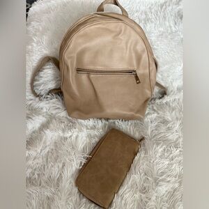 Backpack and wallet